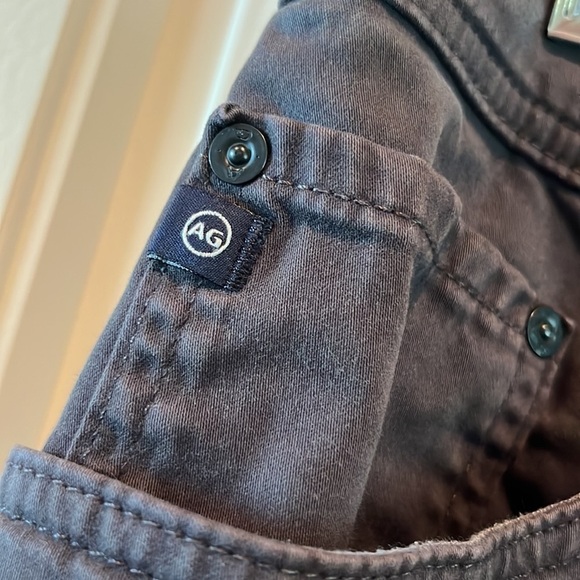 ADRIANO Goldschmied The Graduate tailored leg soft Jean pants dark gray 36x32 - Picture 4 of 17